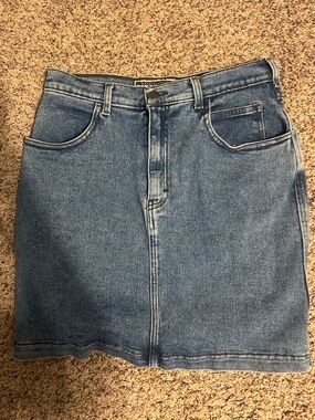 Vintage Y2K Harley Davidson Denim Mini skirt size 10
